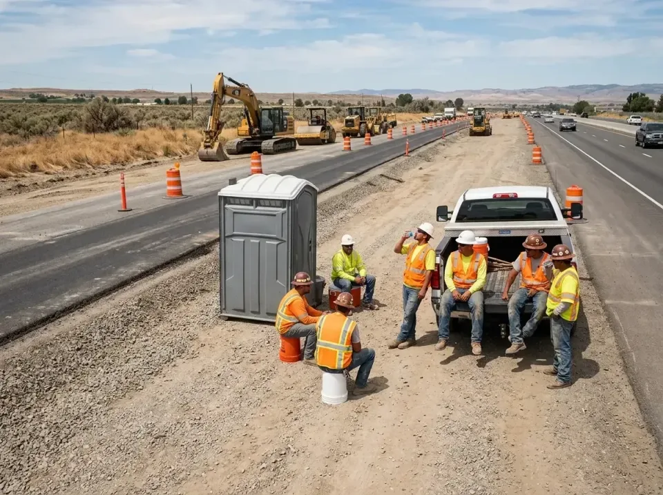 highway-road-construction-crew-007 — frequently asked questions, Porta Potty and Restroom Rentals in Richmond, MO